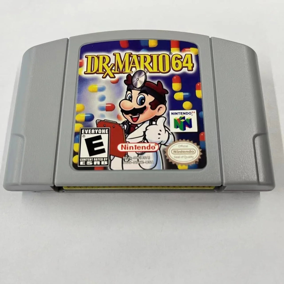 Dr. Mario 64 Video Game Cassette Card for Nintendo N64 Console U.S.A. version -