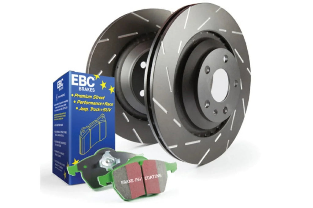 EBC Brakes S2KR2314 S2 Kits Greentuff 2000 and USR Rotors Fits 02-03 Cooper