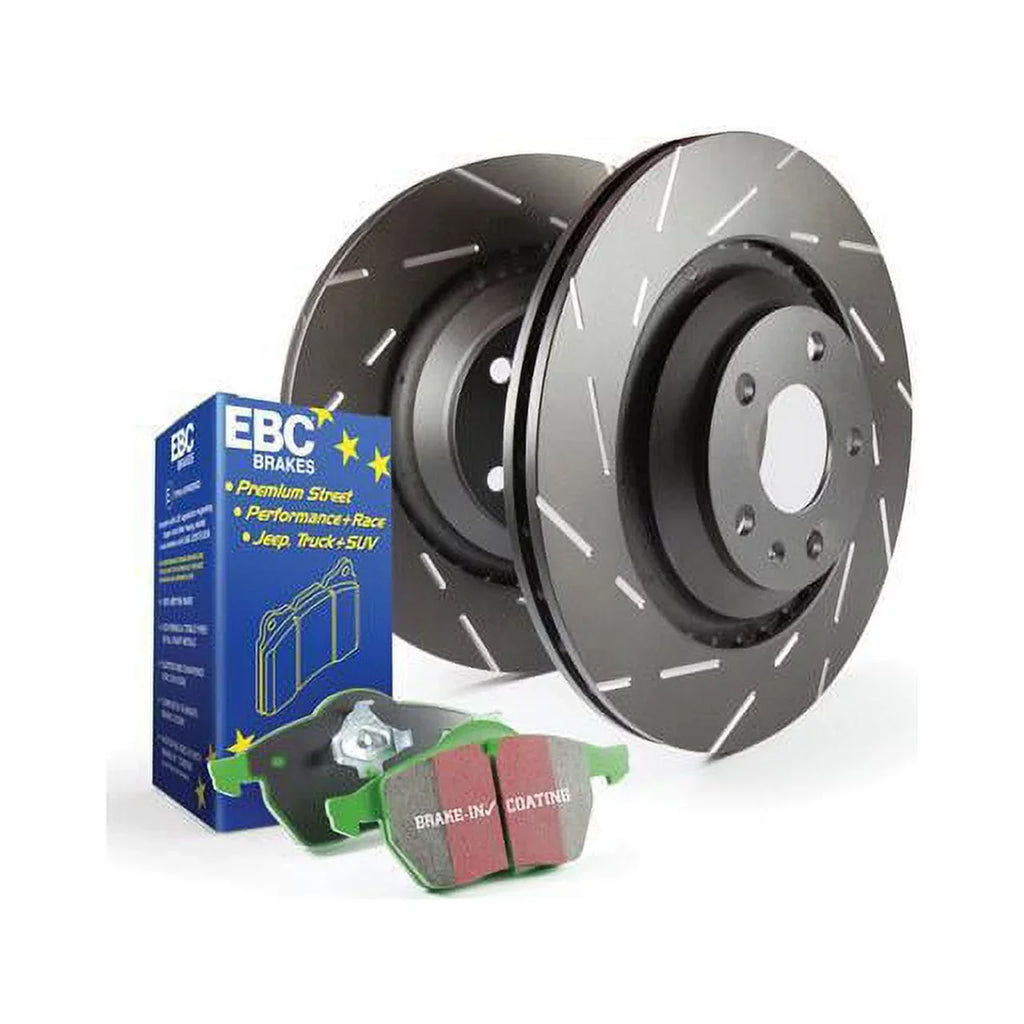 EBC Brakes S2KR2314 S2 Kits Greentuff 2000 and USR Rotors Fits 02-03 Cooper