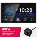 New Kenwood DDX57S 6.8 Inch DVD Receiver and CMOS-130 Universal Rear View Camera