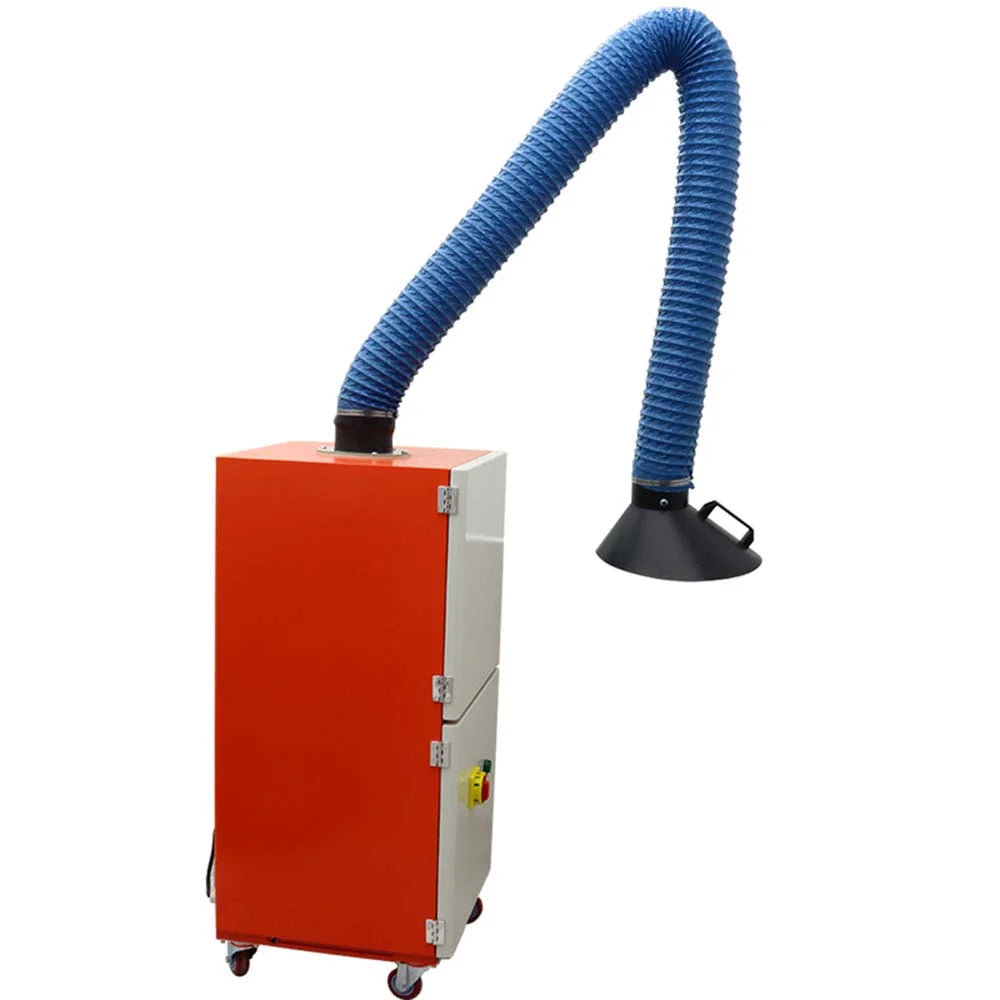 INTBUYING Mobile Welding Fume Extractor Smoke Purifier Single Arm 220V