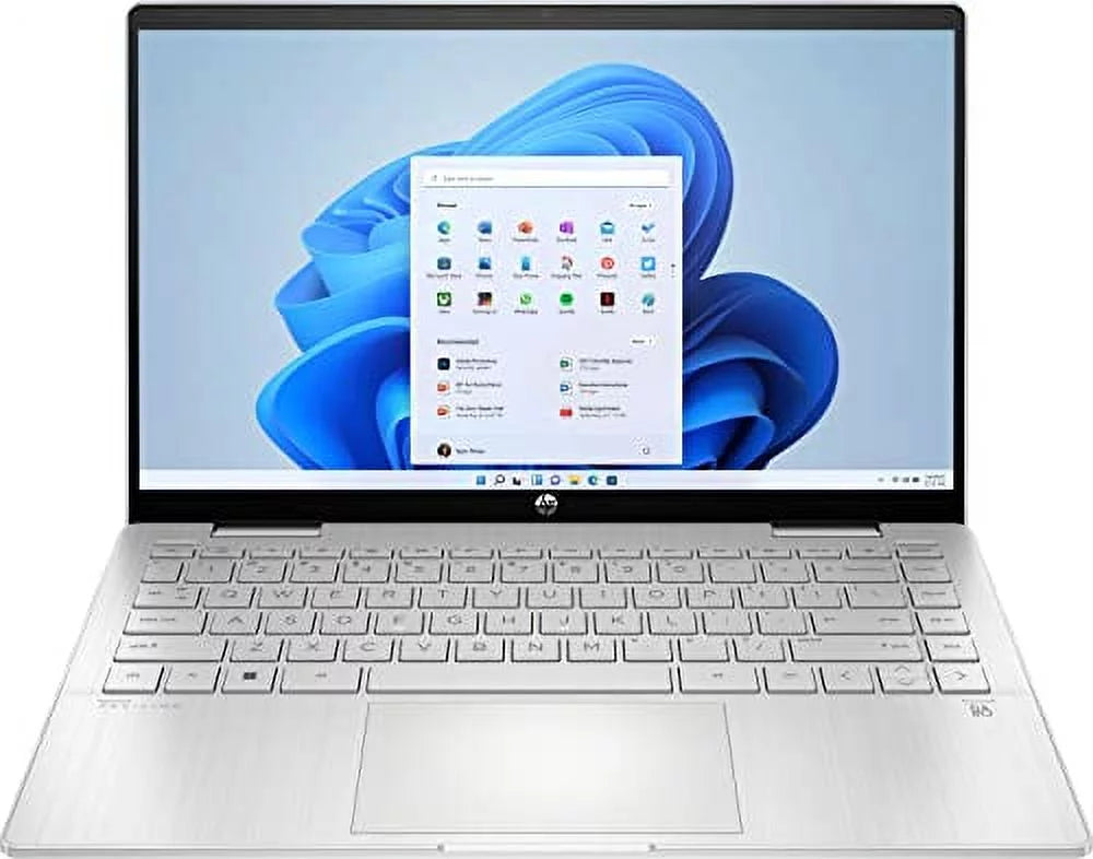 Pavilion X360 2-in-1 Laptop 2022, 14" FHD IPS Touchscreen Intel EVO Platform 12th Core i5-1235U Iris Xe Graphics 8GB DDR4 1TB SSD, Wi-Fi 6E Backlit KB, FP Reader, Windows 11 Pro, COU 32GB USB