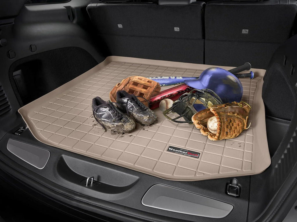 WeatherTech Cargo Trunk Liner with Bumper Protector compatible with 2019-2024 Subaru Forester - Behind 2nd Row Seating With Bumper Protector, Grey