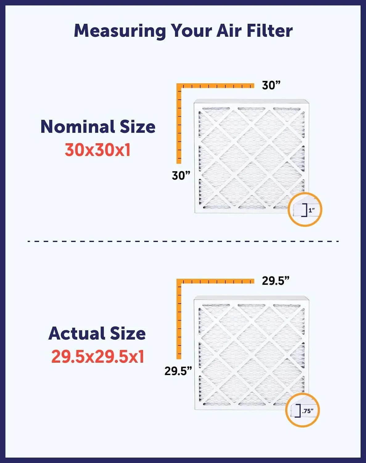 Filter King 16x25x0.5 Air Filter | 4-PACK | MERV 8 HVAC Pleated A/C Furnace Filters | MADE IN USA | Actual Size: 15.5 x 24.5 x 0.5"