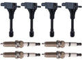 Ignition Coil and Spark Plug Kit - 8-Piece - Compatible with 2007 - 2018 Nissan Altima 2.5L 4-Cylinder 2008 2009 2010 2011 2012 2013 2014 2015 2016 2017
