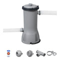 Bestway 58390E Flowclear 1500 GPH Filter Pump for Above Ground Swimming Pool
