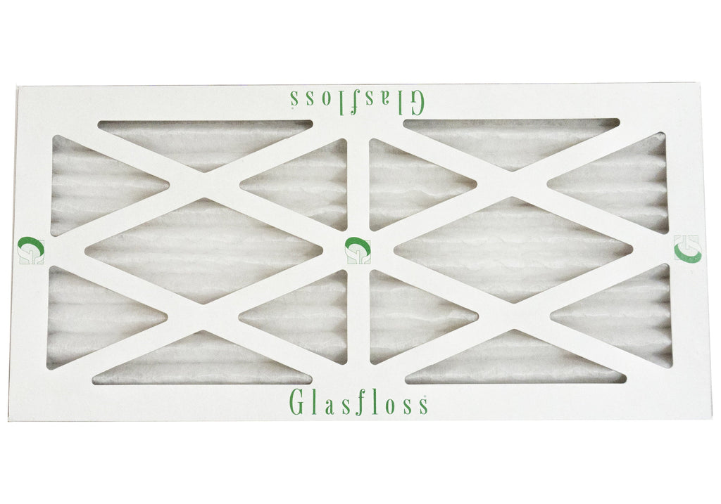 Glasfloss 13x20x1 - MERV 10 -Qty:4 - Furnace Air Filter - Made in USA (Actual Size: 12.5 x 19.5x7/8 inch)
