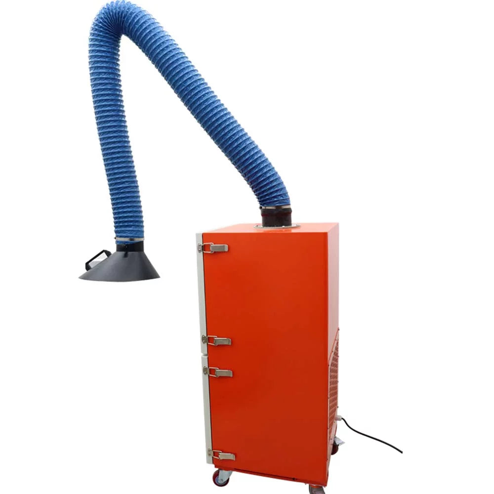 INTBUYING Mobile Welding Fume Extractor Smoke Purifier Single Arm 220V