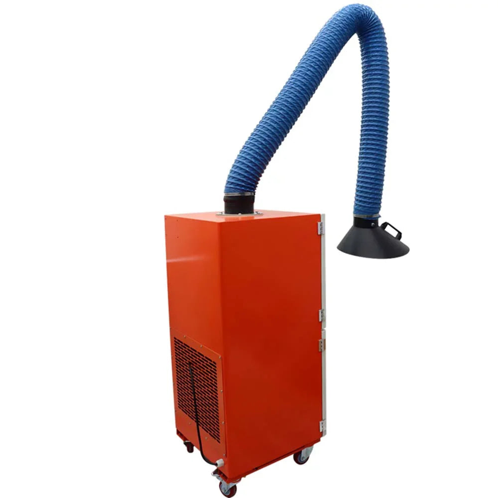INTBUYING Mobile Welding Fume Extractor Smoke Purifier Single Arm 220V