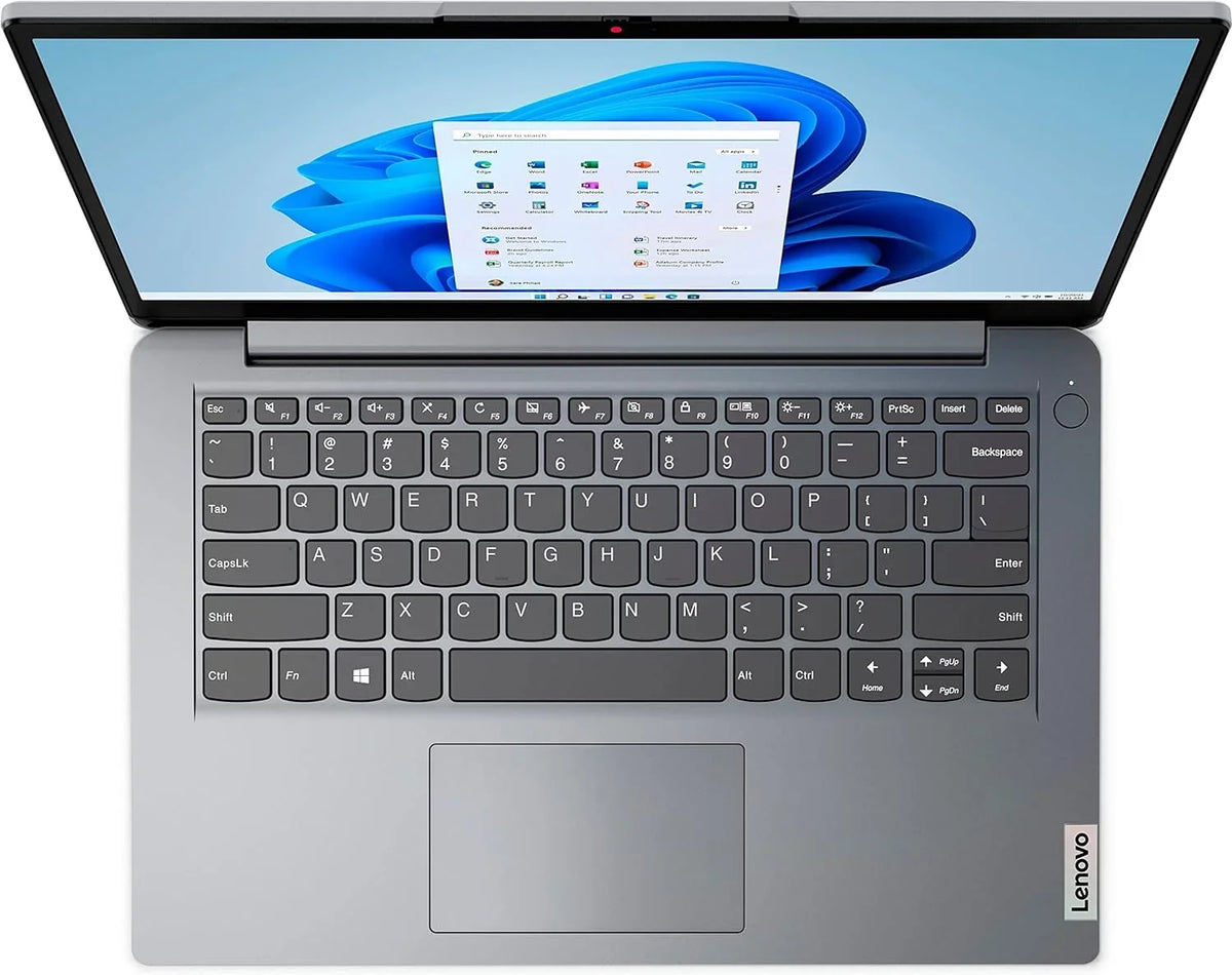 IdeaPad 1i 14" Laptop Computer, Intel Pentium Silver N5030 Processor, 4GB DDR4 RAM, 128GB eMMC + 64GB SD Card, WiFi 6, Bluetooth 5.1, 1-Year Office 365, Cloud Grey, Windows 11 S