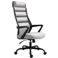 Vinsetto 26.75 in Executive Chair with Swivel & Adjustable Height, 275 lb. Capacity, Grey