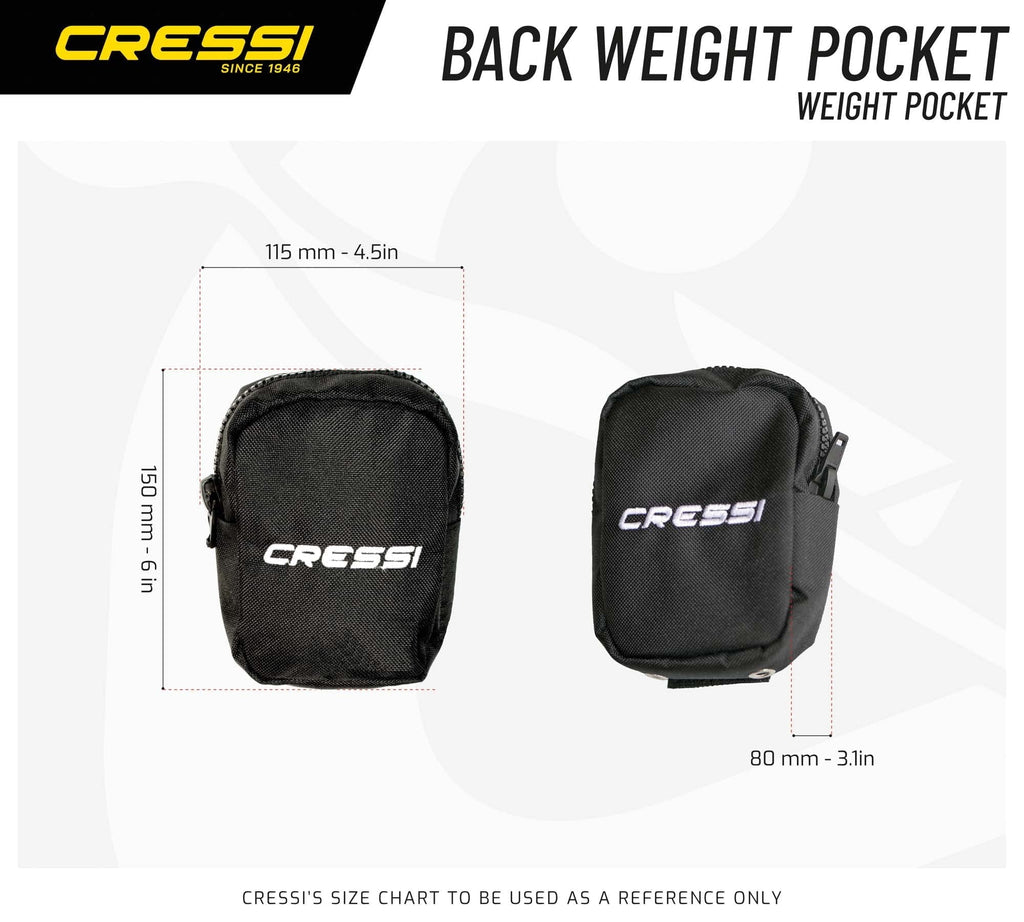 Cressi Cressi Tank Strap Weight Pocket