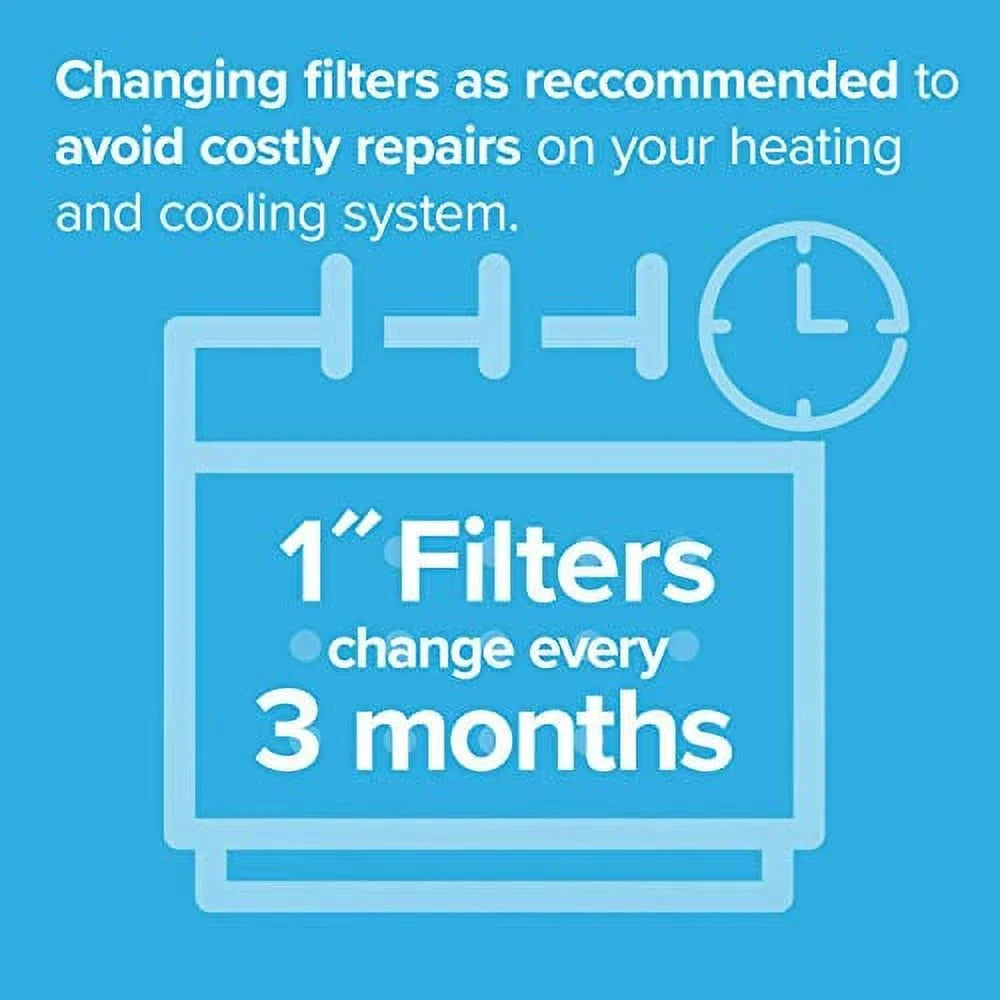 Filtrete 12x12x1, AC Furnace Air Filter, MPR 1500, Healthy Living Ultra Allergen, 6-Pack (exact dimensions 11.81 x 11.81 x 0.78)