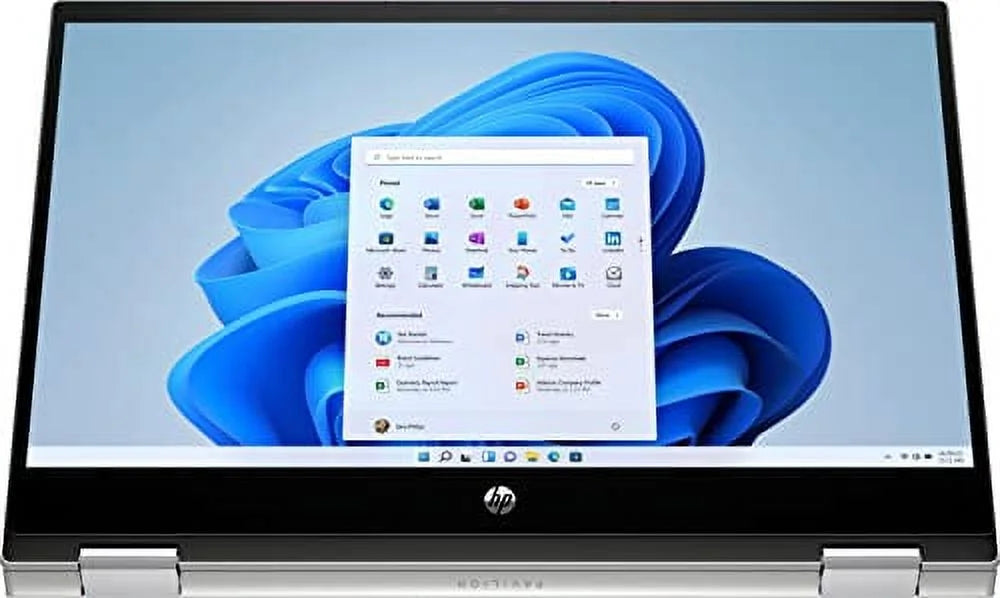 Pavilion X360 2-in-1 Laptop 2022, 14" FHD IPS Touchscreen Intel EVO Platform 12th Core i5-1235U Iris Xe Graphics 8GB DDR4 1TB SSD, Wi-Fi 6E Backlit KB, FP Reader, Windows 11 Pro, COU 32GB USB