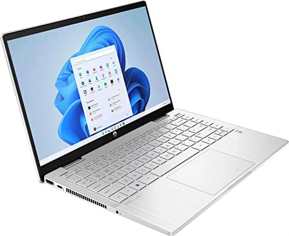 Pavilion X360 2-in-1 Laptop 2022, 14" FHD IPS Touchscreen Intel EVO Platform 12th Core i5-1235U Iris Xe Graphics 8GB DDR4 1TB SSD, Wi-Fi 6E Backlit KB, FP Reader, Windows 11 Pro, COU 32GB USB