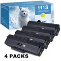 MLT-D111S Toner Replacement for Samsung MLT-D111S 111S for SL-M2020 SL-M2020W SL-M2070 SL-M2070FW SL-M2022 SL-M2022W Printers (Black, 4-Pack)