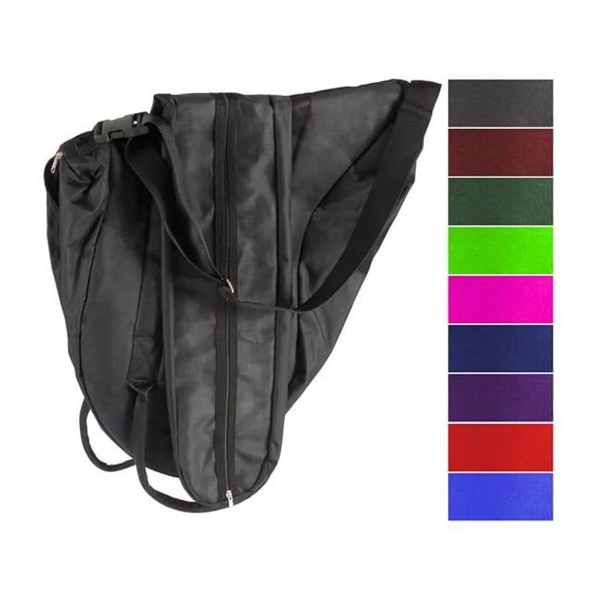 Jacks 1631-PU English Saddle Bag - Purple