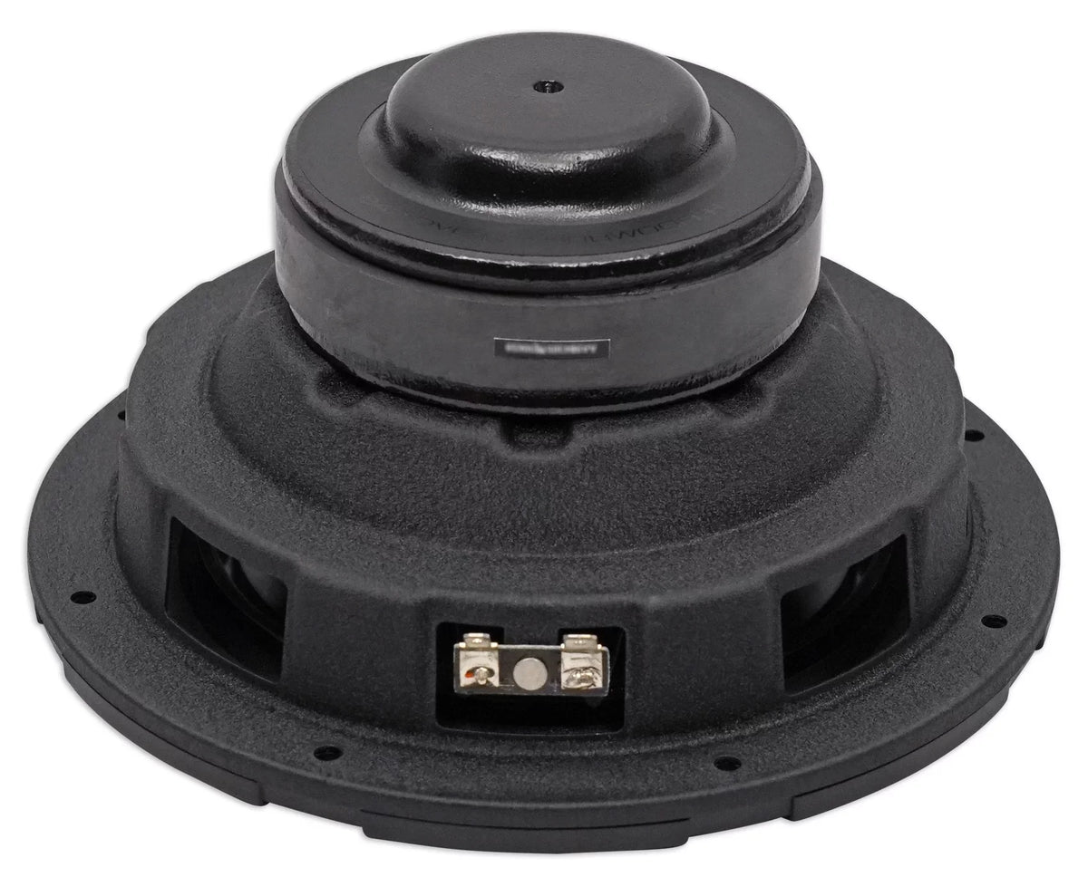 (2) Polk Audio DB842DVC 8” 1500 Watt Dual 4-Ohm Car Audio Subwoofer Sub+Rockmat