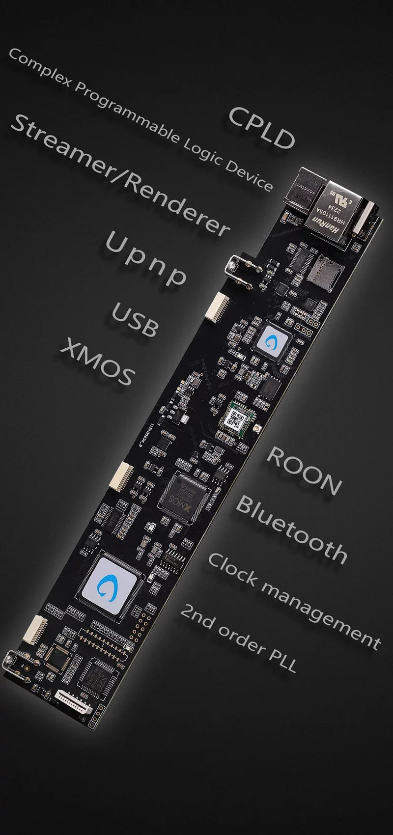 Gustard R26 Discrete R2R MQA DAC K2 Clock Dual Native DSD Decoder XMOS Balanced LDAC DAC with Remote Control (Black）