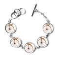 Old Fashioned Bike High Wheeler Britain Bracelet Chain Charm Bangle Jewelry