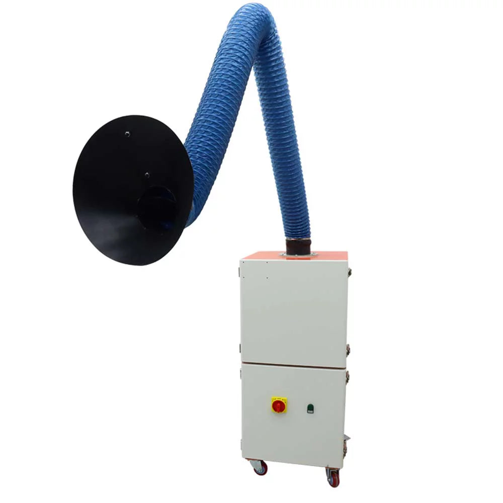 INTBUYING Mobile Welding Fume Extractor Smoke Purifier Single Arm 220V