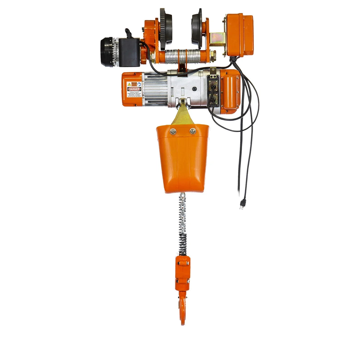 Prowinch 1 Ton Electric Chain Hoist Power Trolley 20 ft. G80 Chain M3/H2 220V