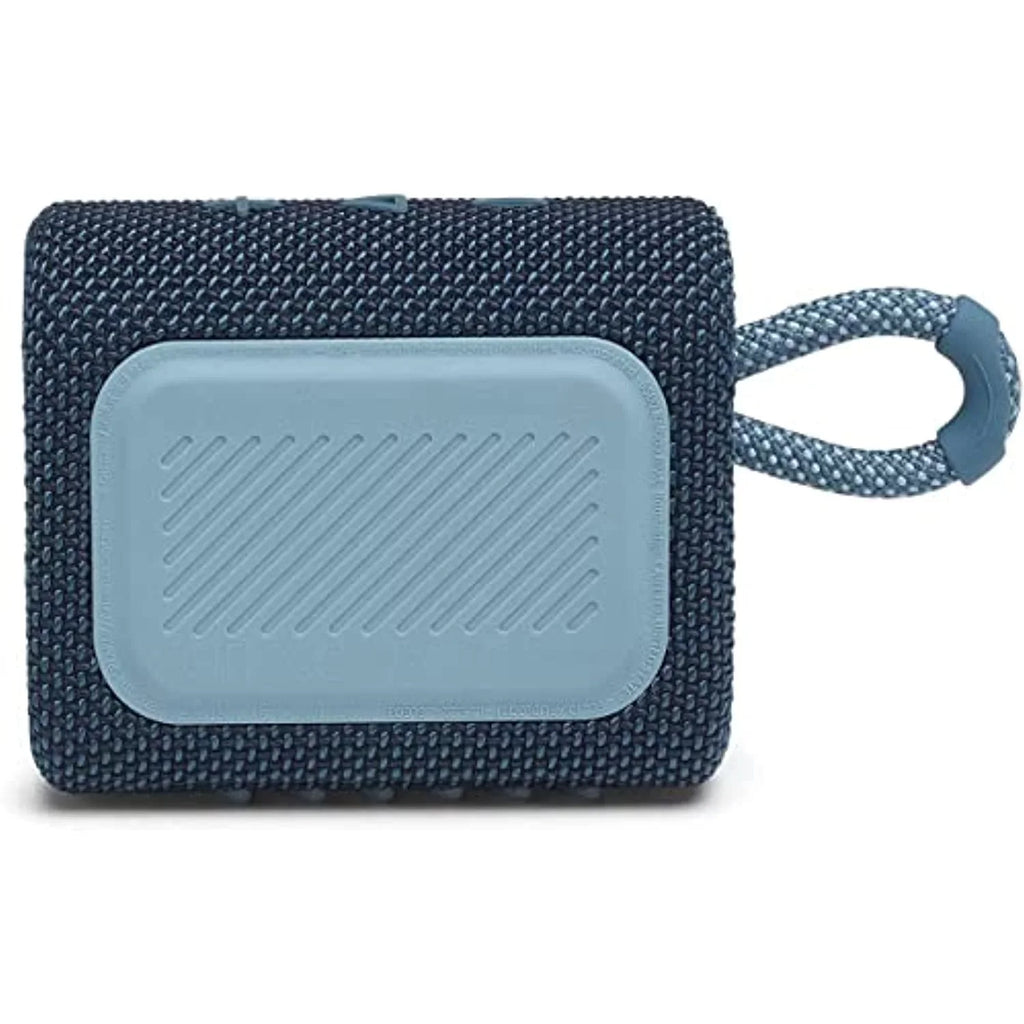Restored JBL Go 3 Portable Waterproof & Dustproof IP67 Outdoor Wireless Bluetooth Speaker (Blue) (Refurbished)