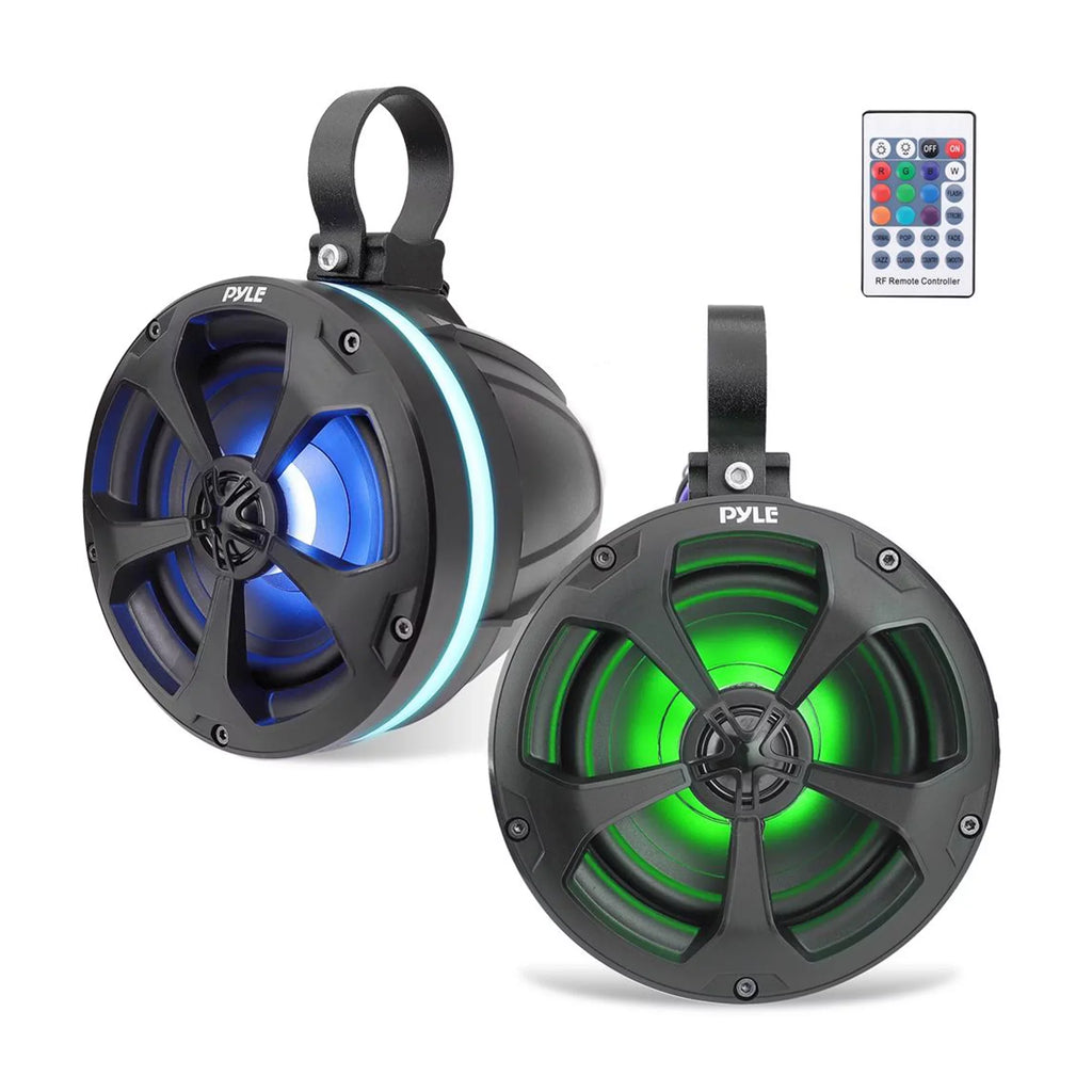 Pyle 5.25 In 1,000 Watt 2 Channel Waterproof Off Road Boat and ATV Speakers